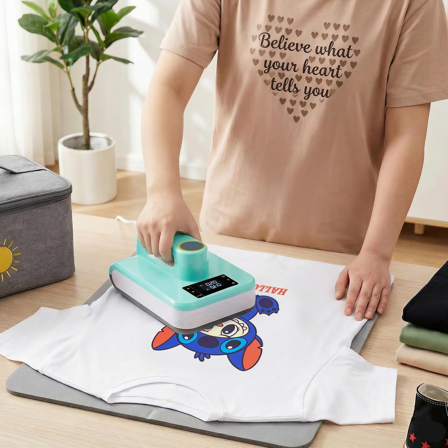 Mini Heat Press with 3 Temperature Settings