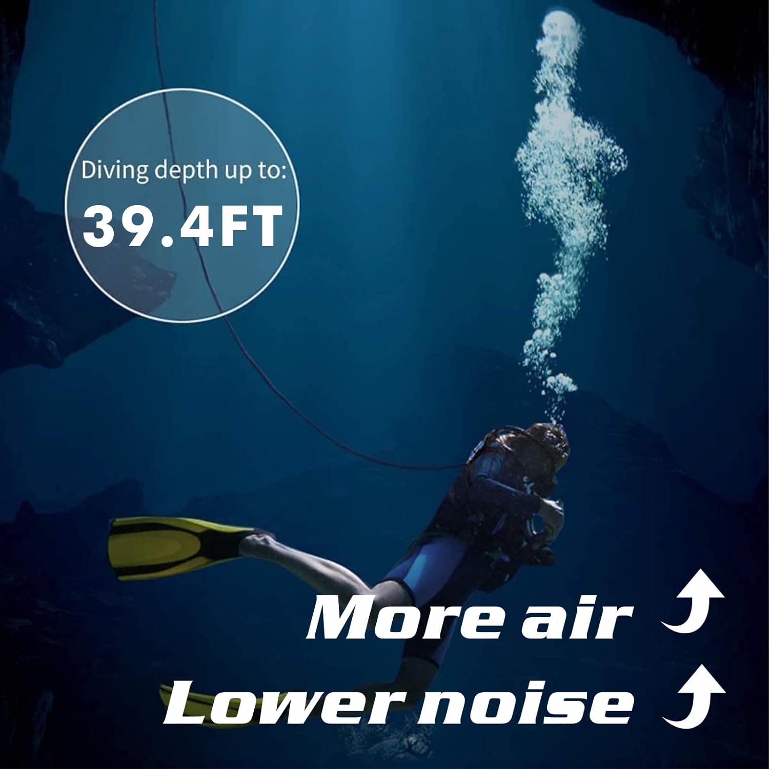 Upgraded Portable Tankless Diving Breathing System--qshxq