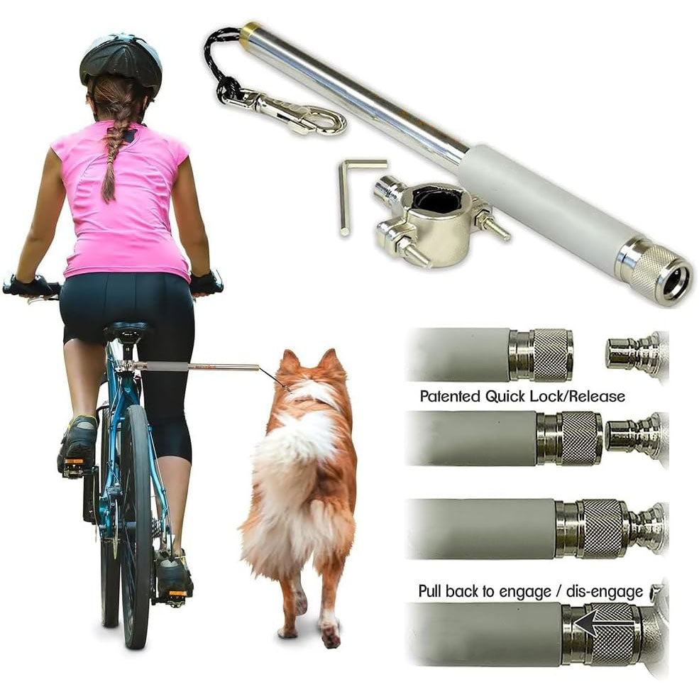 Bike Dog Leash – Quick-Release Bicycle Dog Walking Tool