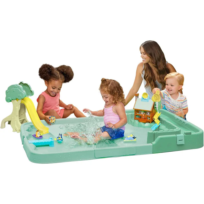 Bushland Water Play Set : Log Ride Tower + Floating Figures 