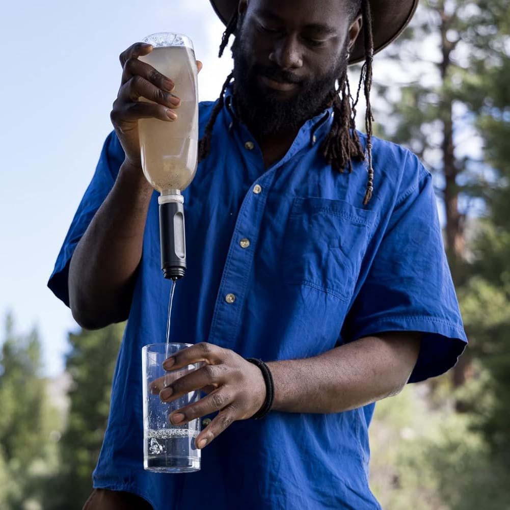 Collapsible Squeeze Bottle Water Filter System – 1L