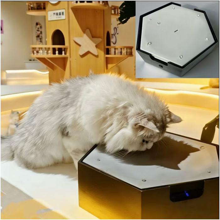 Interactive Water Drip Cat Toy 🐱 Self-Play Fountain with Motion