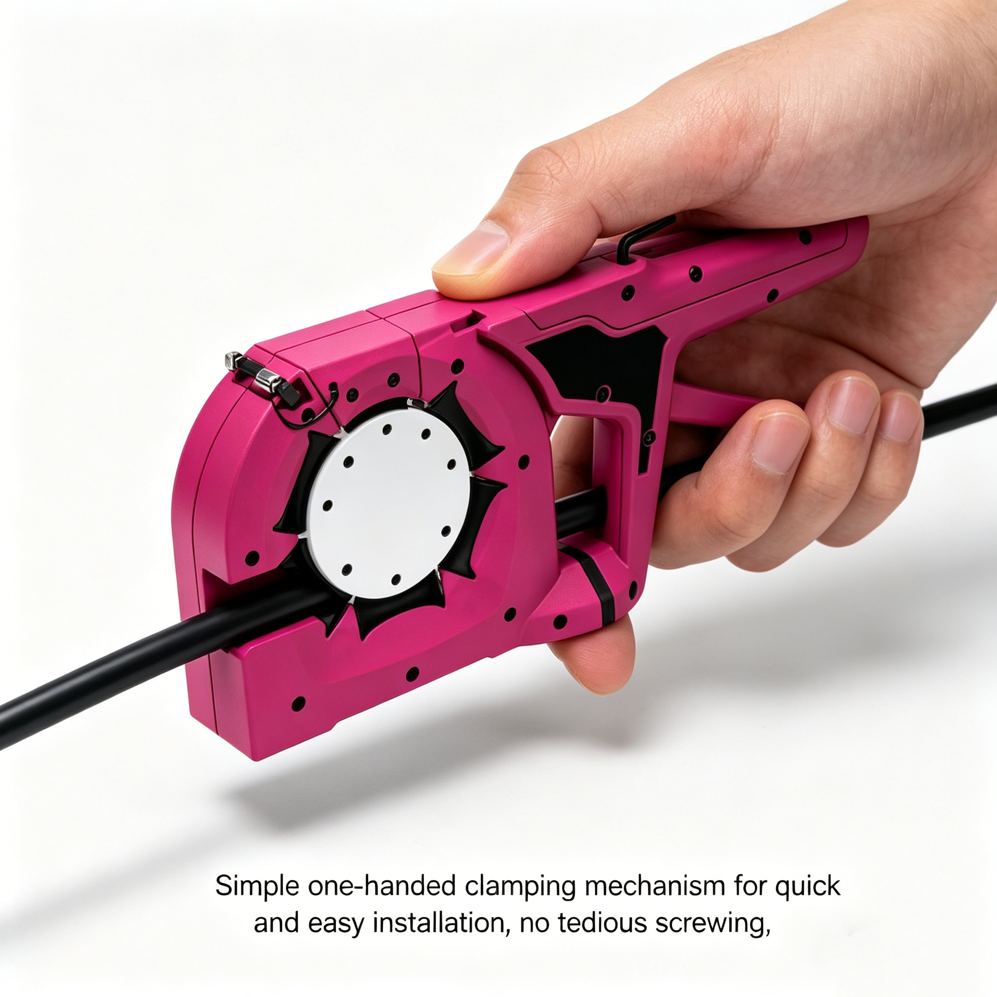 Flexible cable wiring device