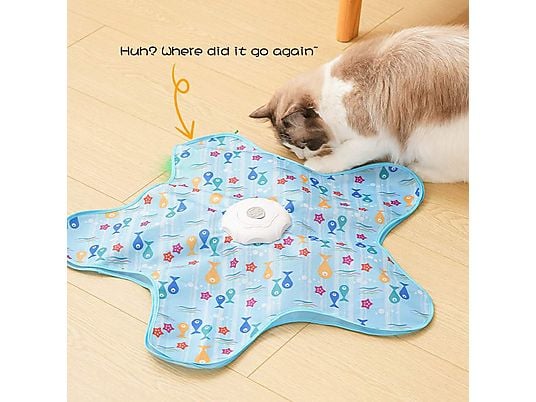 3‑Speed 360° Motion Pet Toy – Automatic Interactive Cat Toy with Feather 🐱🎡