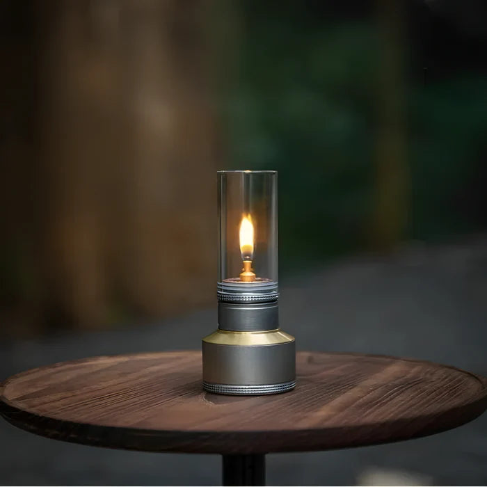 Mountain Peak Campsite Lamp – Portable Butane Lantern
