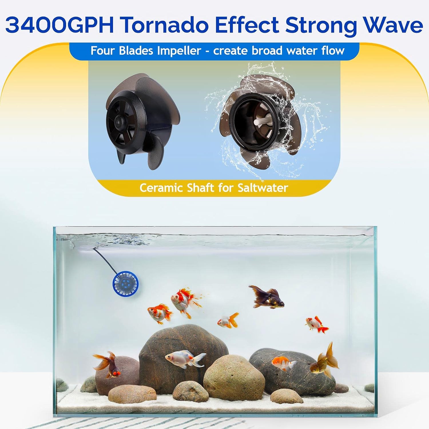 Inverter Wavemaker Pump – Magnetic DC Powerhead