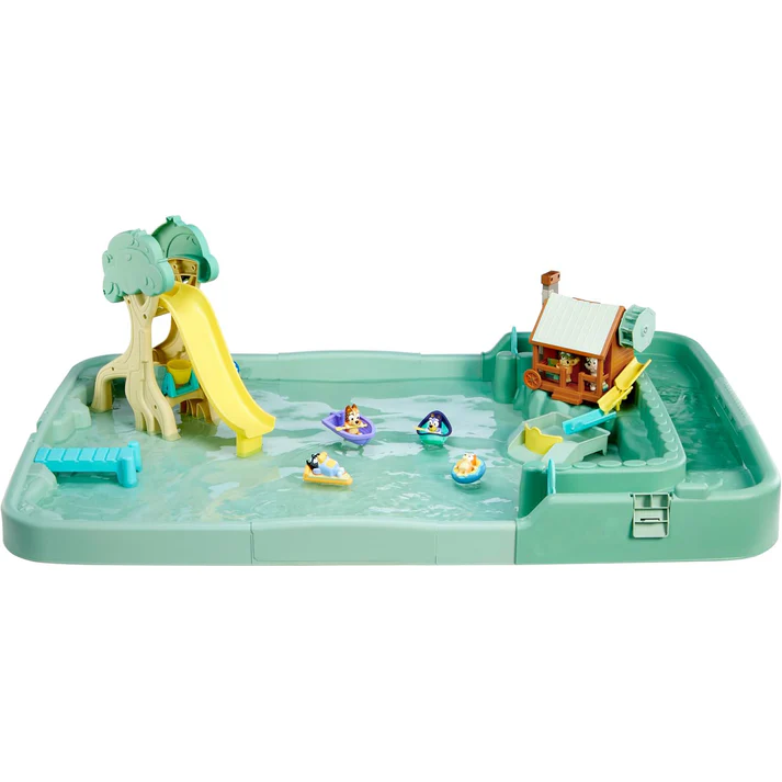 Bushland Water Play Set : Log Ride Tower + Floating Figures 