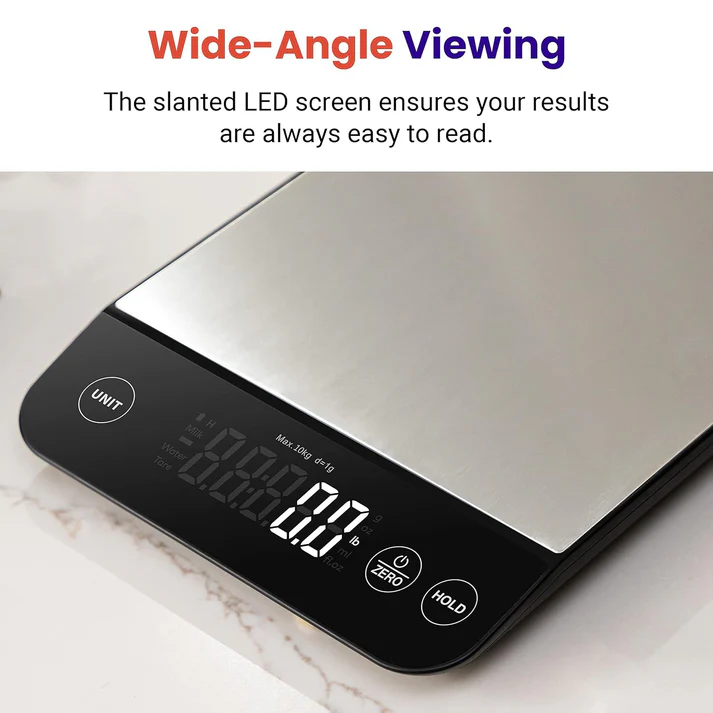 Smart Food Kitchen Scale with Nutritional Calculator