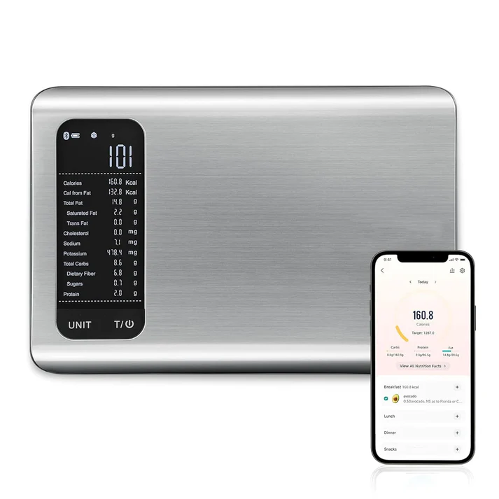 Smart Food Kitchen Scale with Nutritional Calculator