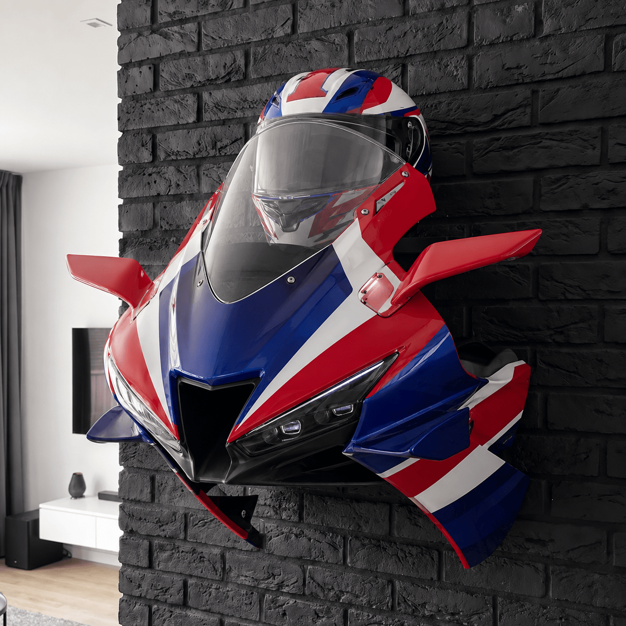 Wall-Mounted Superbike Display