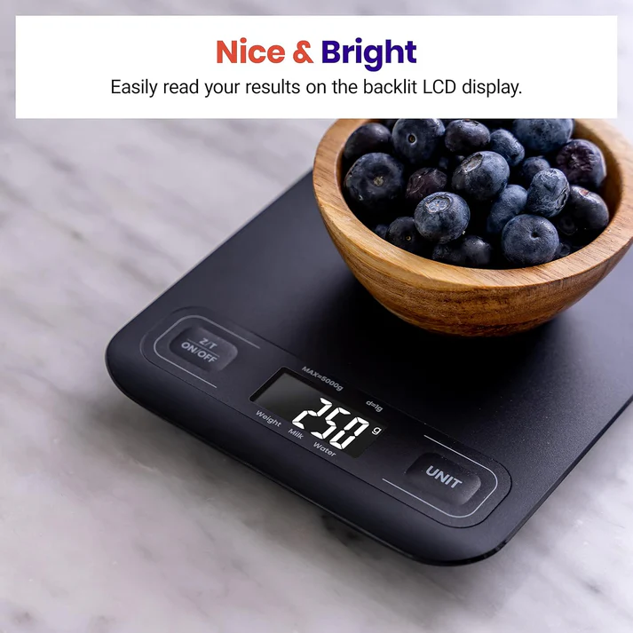 Smart Food Kitchen Scale with Nutritional Calculator