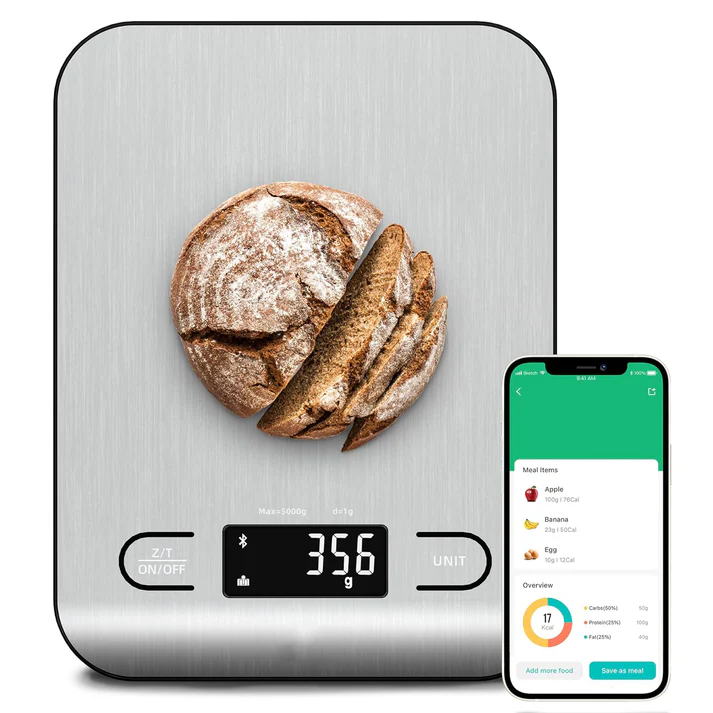 Smart Food Kitchen Scale with Nutritional Calculator