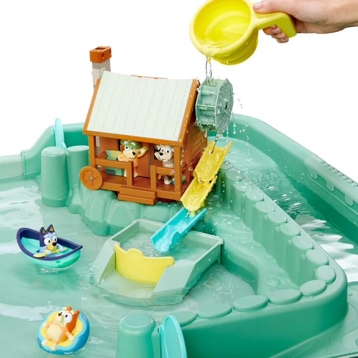 Bushland Water Play Set : Log Ride Tower + Floating Figures 