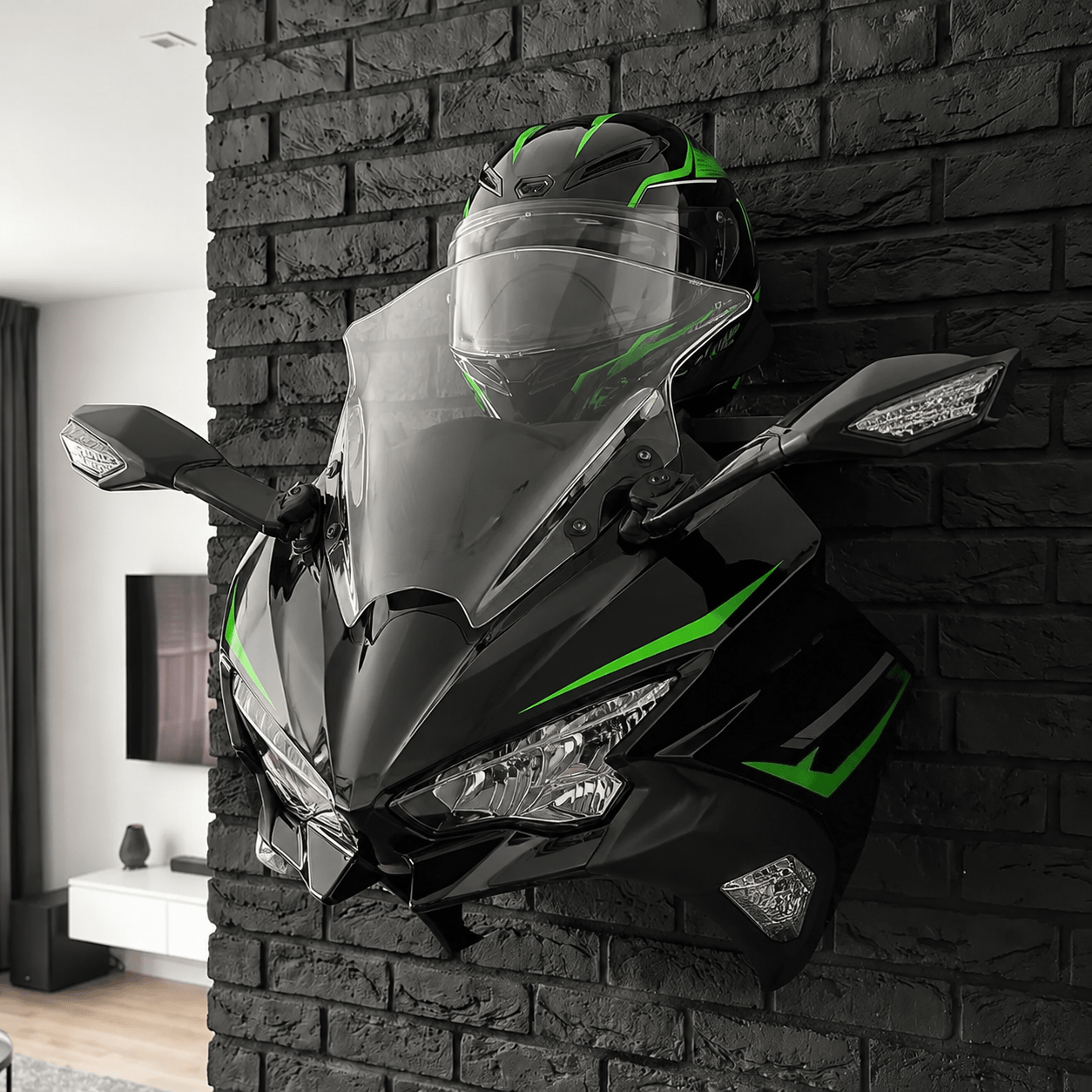 Wall-Mounted Superbike Display