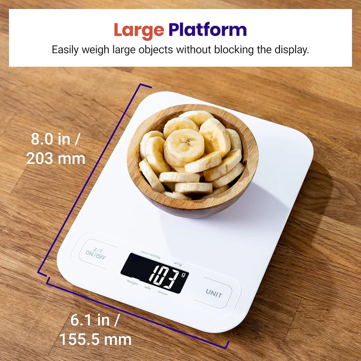 Smart Food Kitchen Scale with Nutritional Calculator