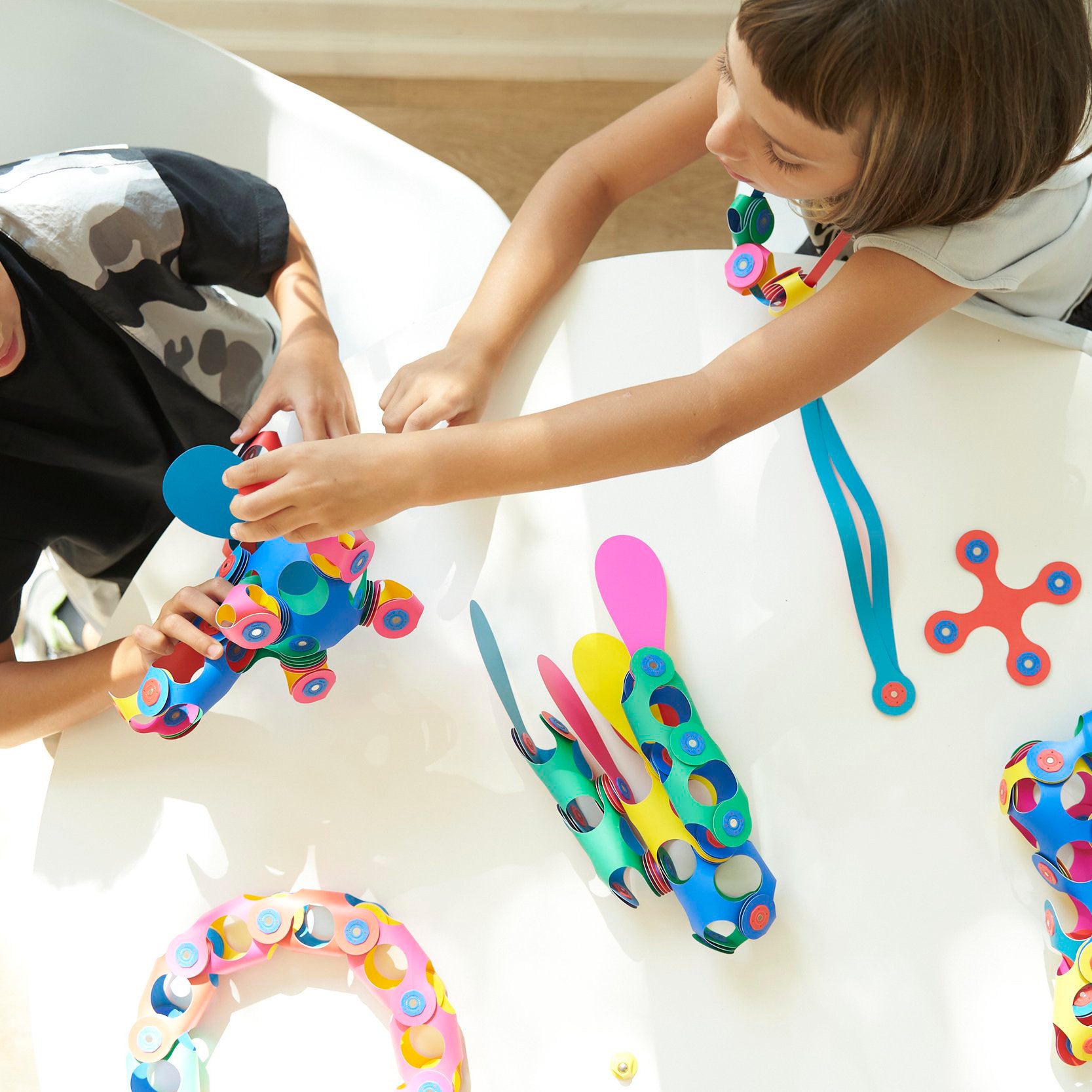 Flexible Magnetic Tile Building Toy Set