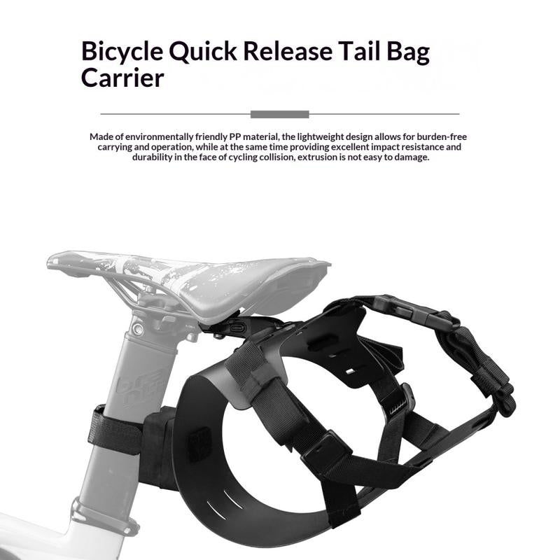 Quick-Release Bicycle Rack Mount – Rear Support for Saddle Bags
