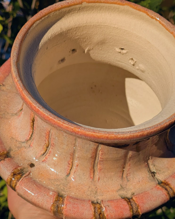 Expressive Crying Flower Pot : Handmade Emotional Art