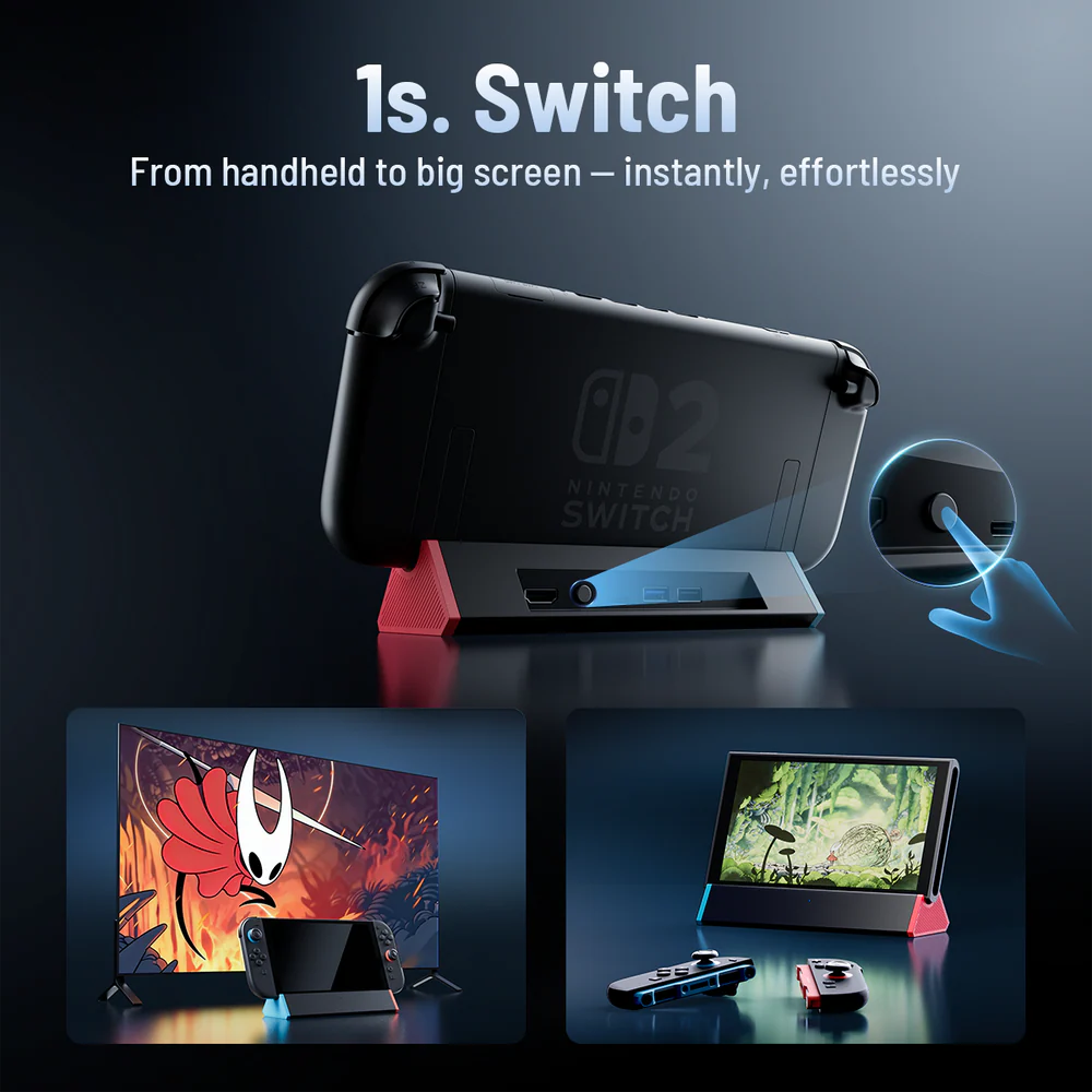 Portable Docking Station for Nintendo Switch 2 – Ultra-Compact