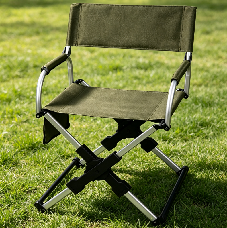 Quick-Open Camping Chair with Aluminum Alloy Frame