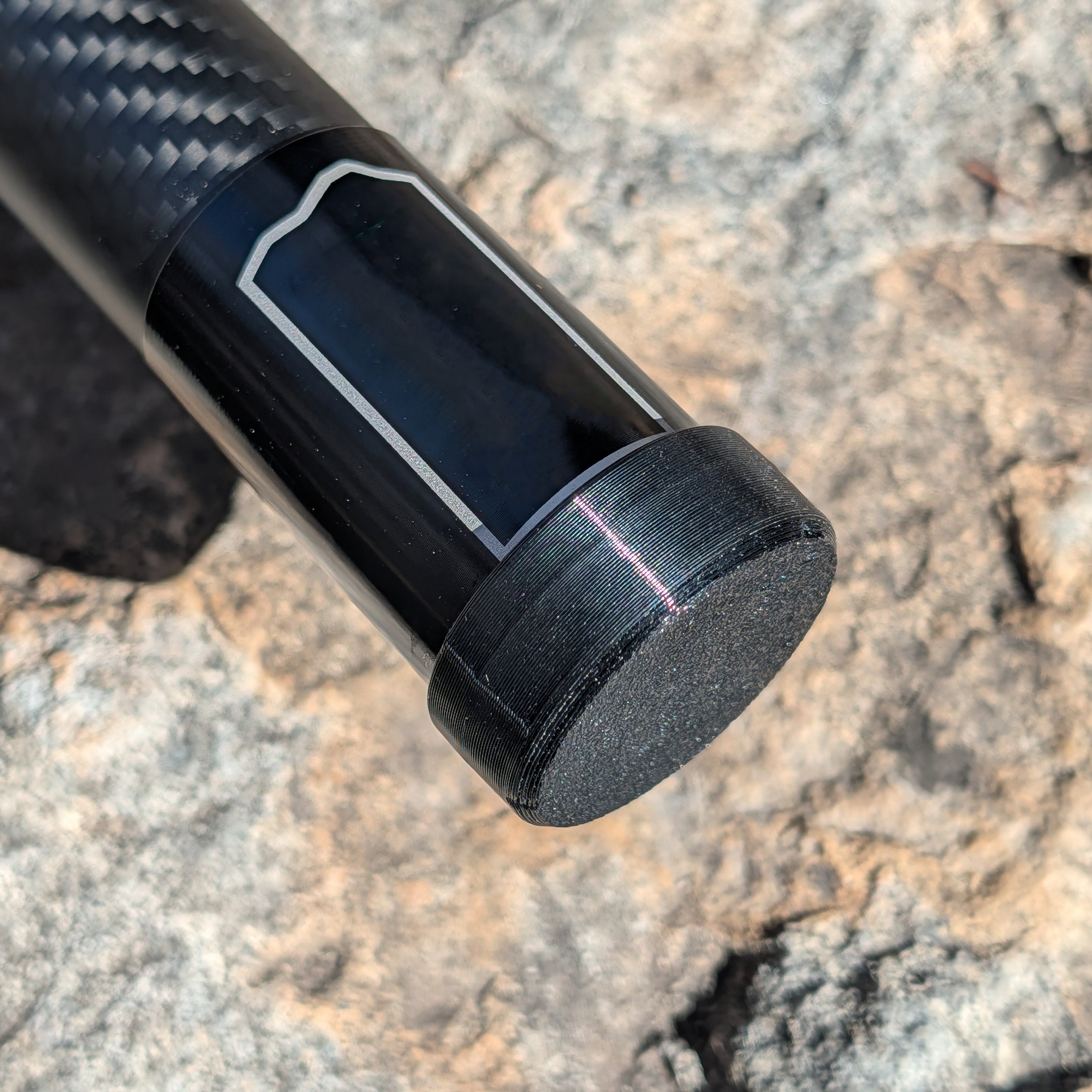 Professional Carbon Fiber Climbing Rope Clamp with Aluminum Lock