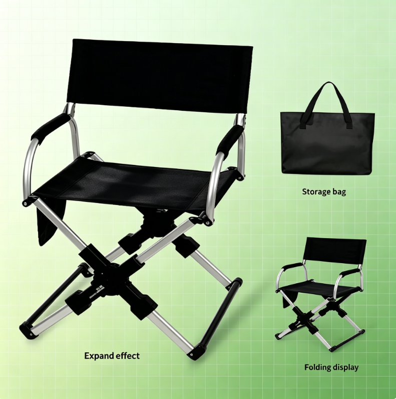 Quick-Open Camping Chair with Aluminum Alloy Frame
