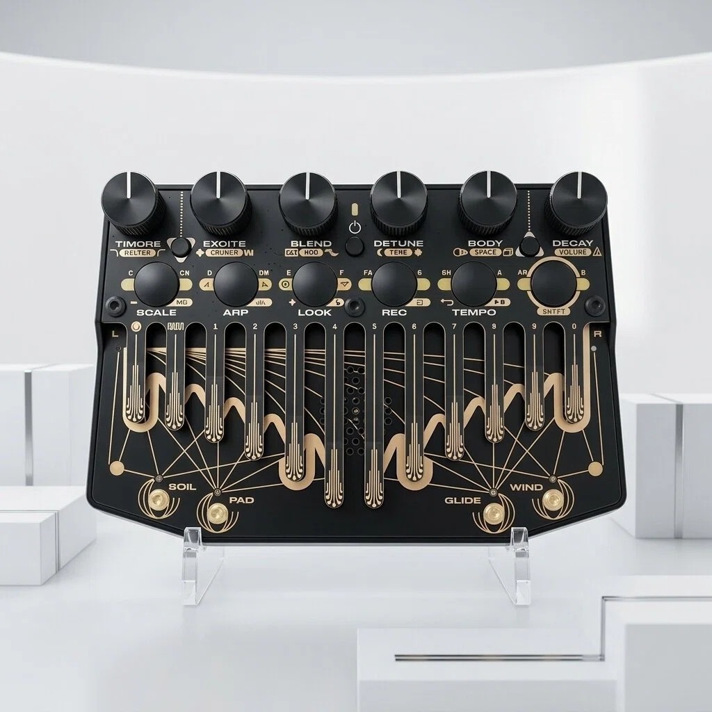 12-Tine Touch-Controlled Synthesizer