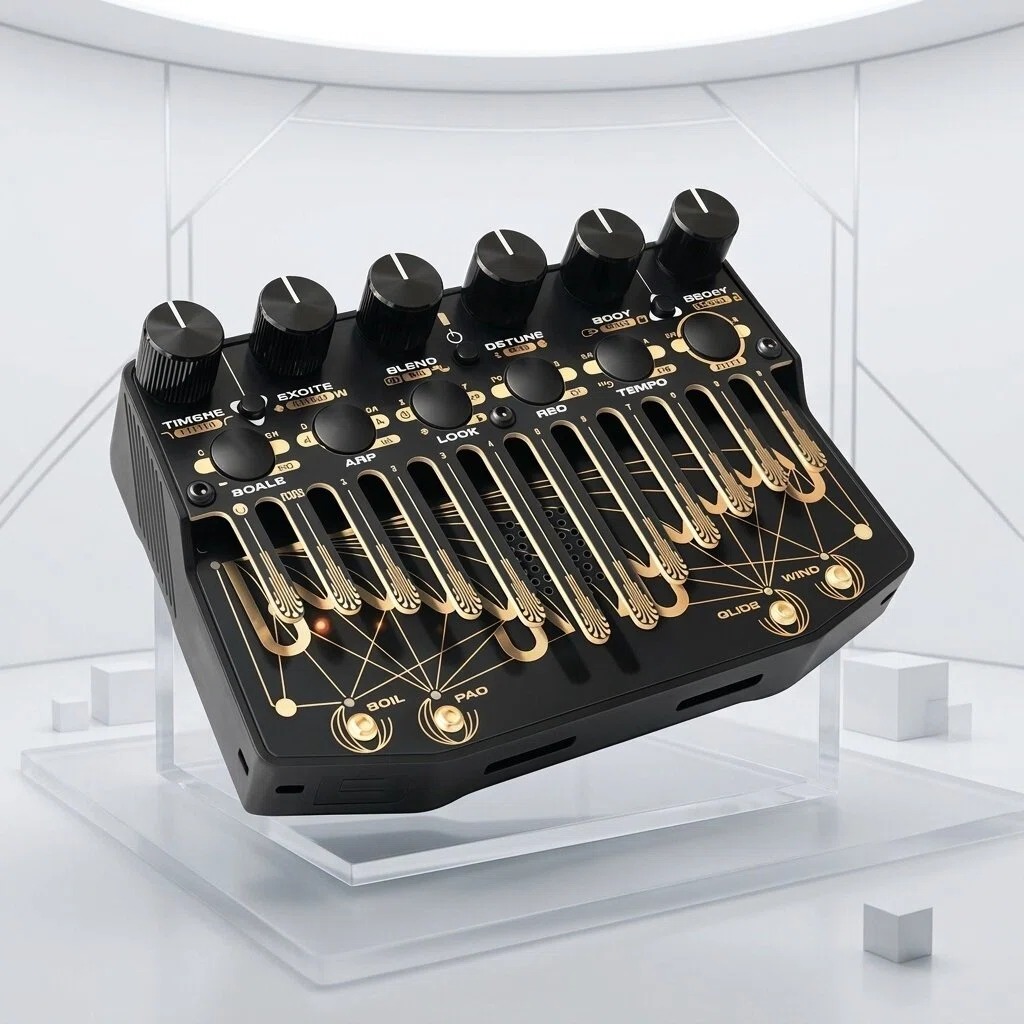 12-Tine Touch-Controlled Synthesizer