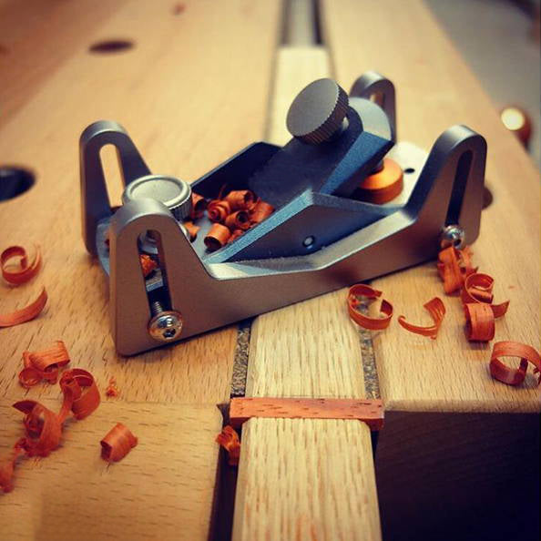 Mini Plane with Depth Skid – Precision Woodworking Tool for Small Projects