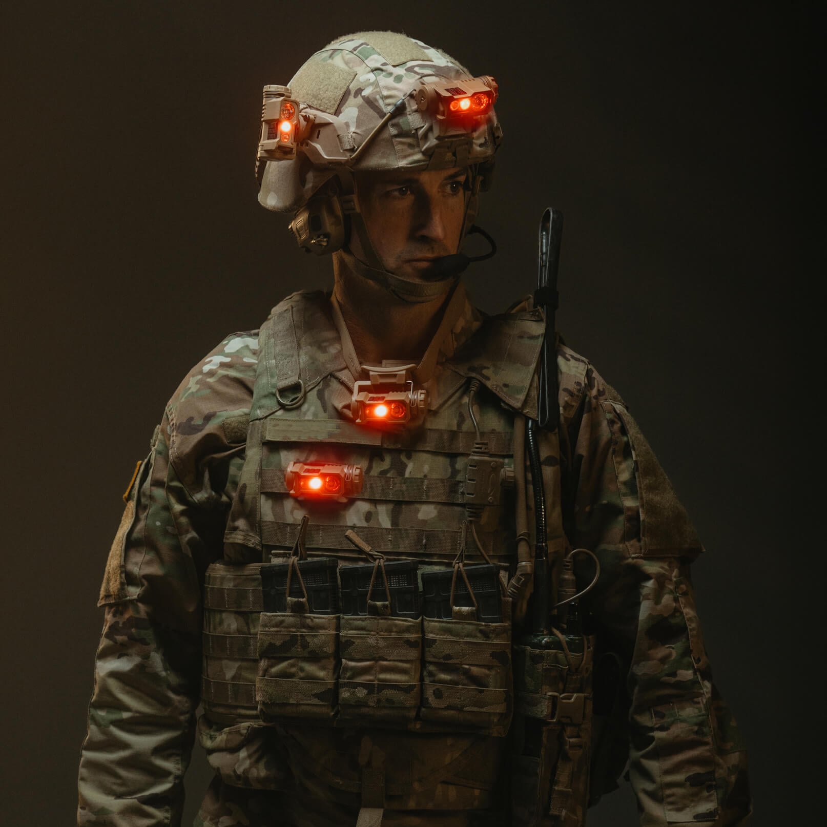 Compact Tactical LED Headlamp – 300-Lumen Hands-Free Lighting for Outdoor Adventures
