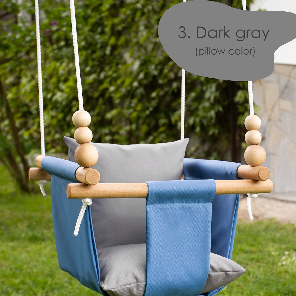 Indoor & Outdoor Baby Swing with Bead Toys