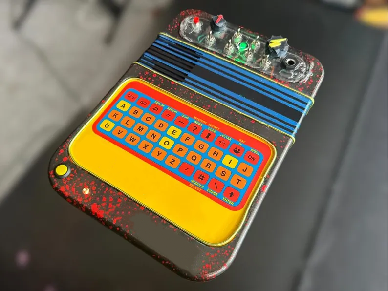 Circuit-Bent Vintage Talking Sound Device