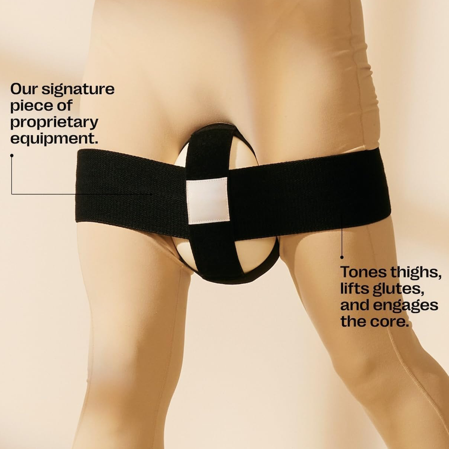 Home exercise ball and resistance band