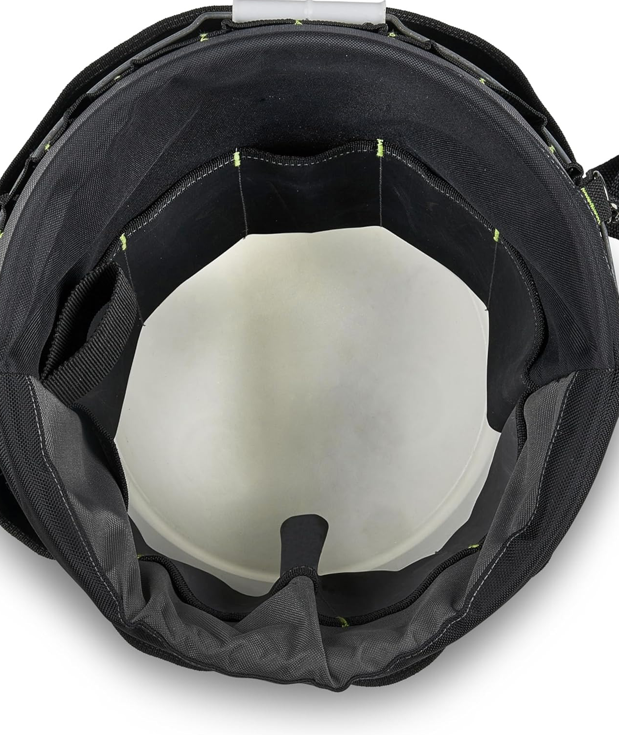 Pocket bucket tool storage bag
