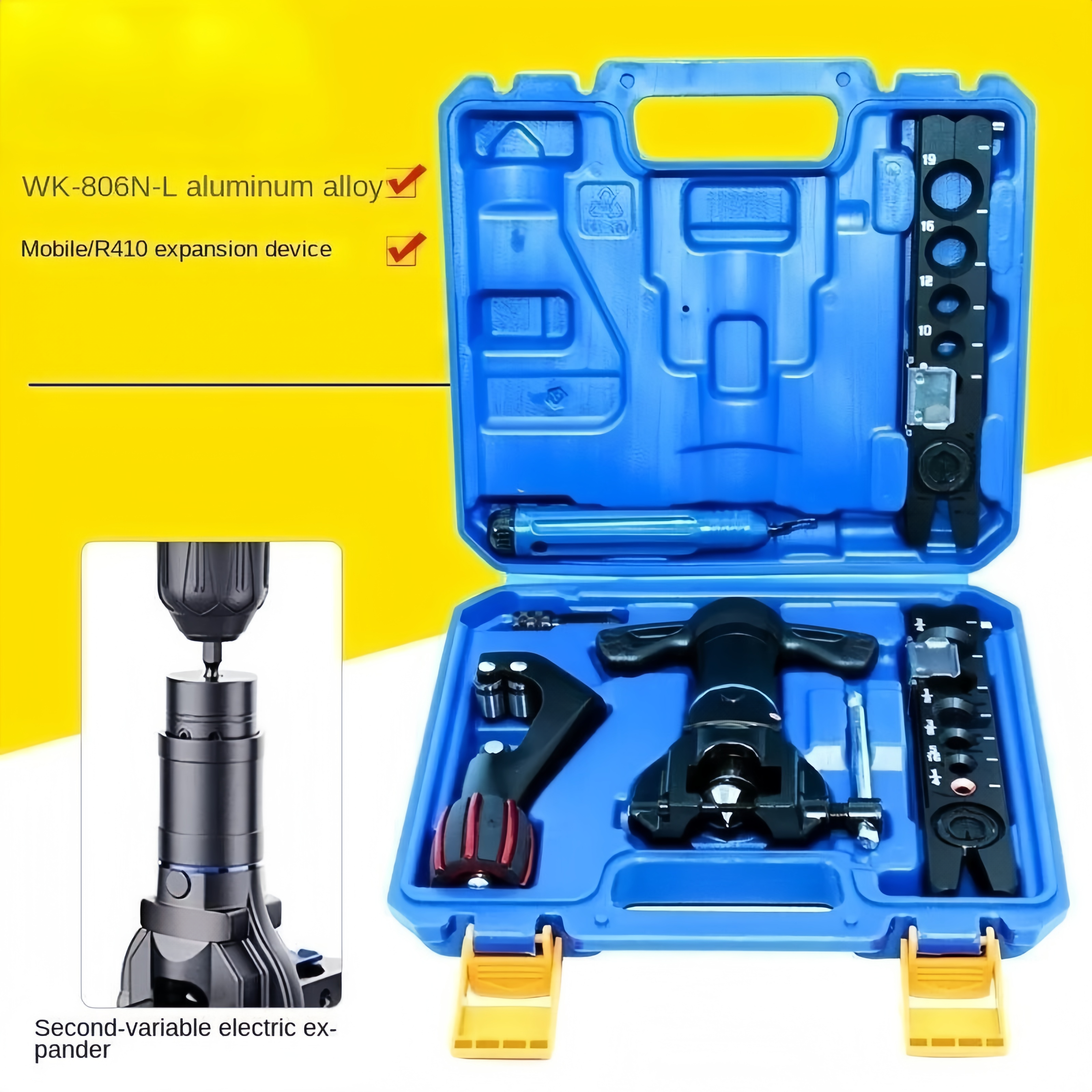 Dual-Use Copper Tube Flaring Tool Kit