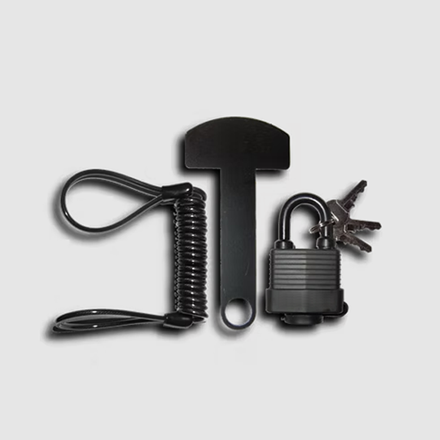 Helmet lock kit – combining safety and convenience