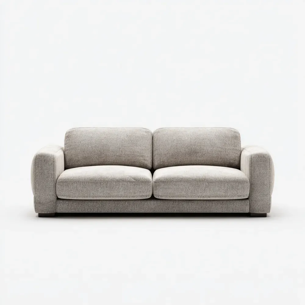 Sofá de Tela 190x85x90 cm – Beige – Diseño Contemporáneo