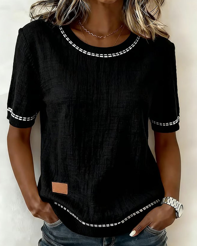 Classic Round Neck Top