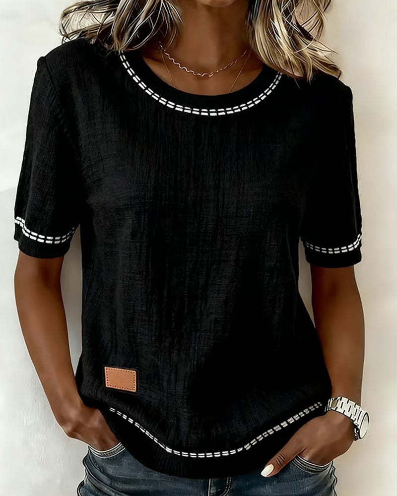 Classic Round Neck Top