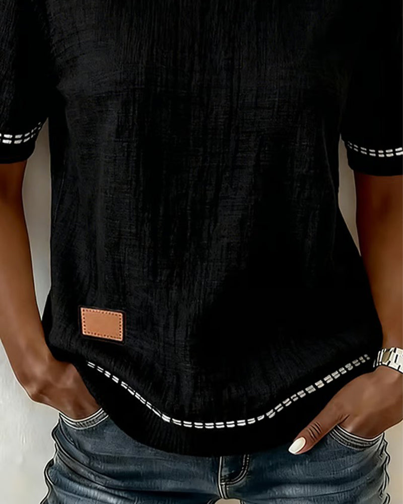 Classic Round Neck Top