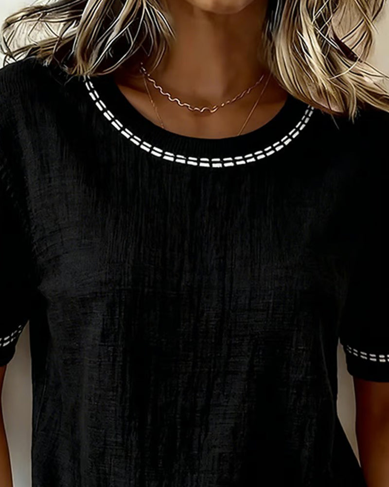 Classic Round Neck Top