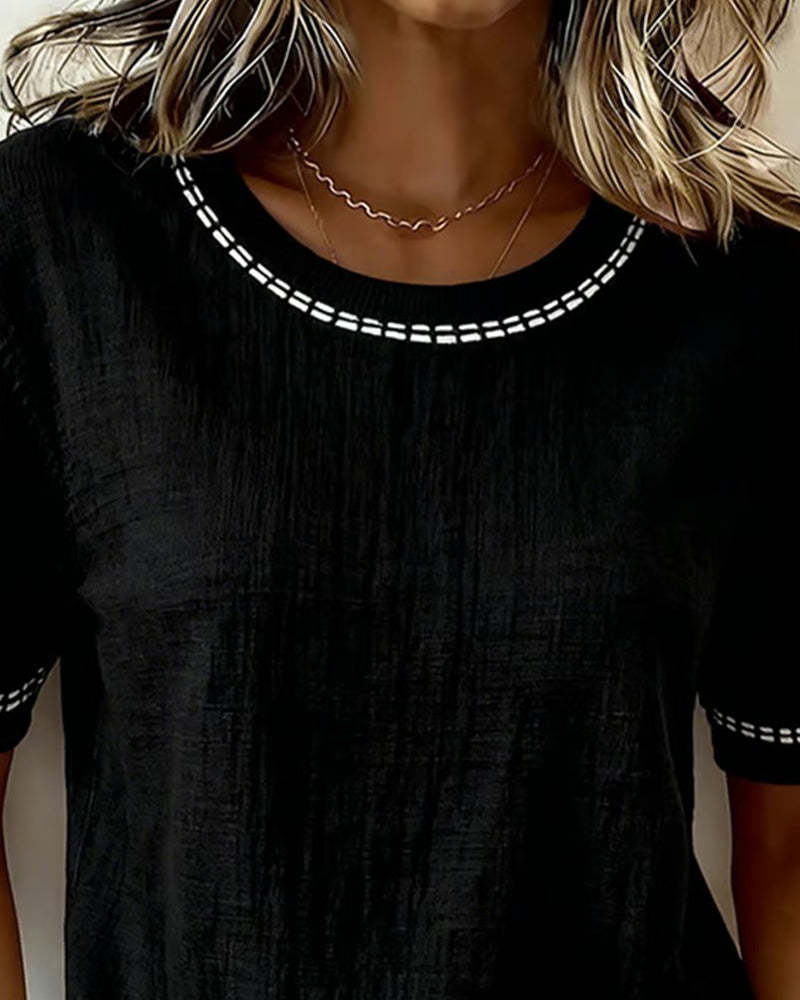 Classic Round Neck Top