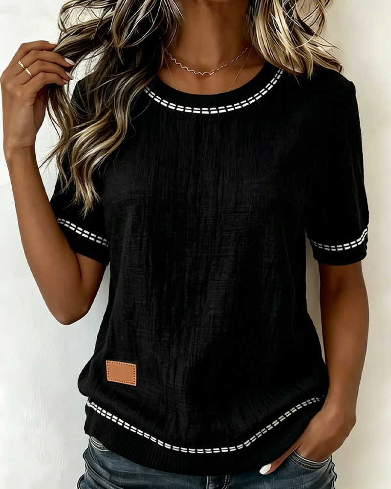 Classic Round Neck Top