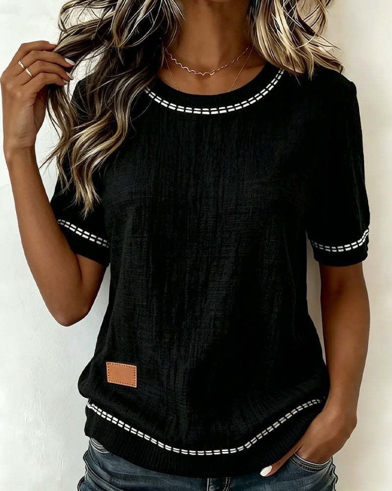 Classic Round Neck Top