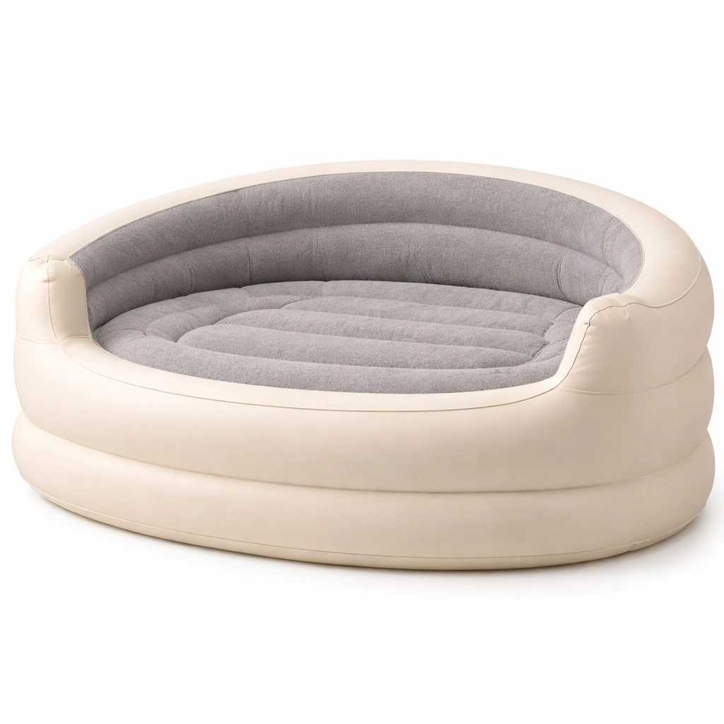 Canap gonflable tissu et PVC design moderne-rovalenix