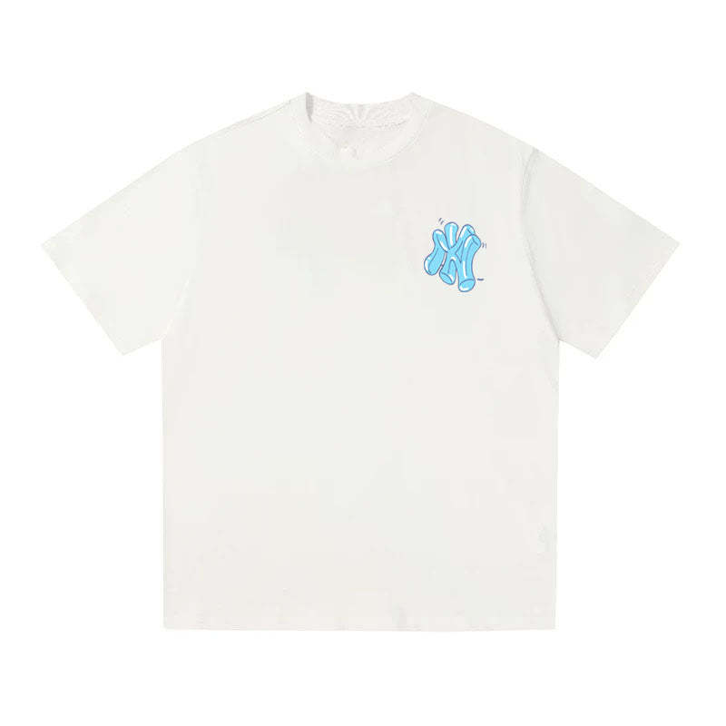 MLB Kaos Logo Seri Huruf, Unisex  M-223 Ada 3 Pilihan Warna