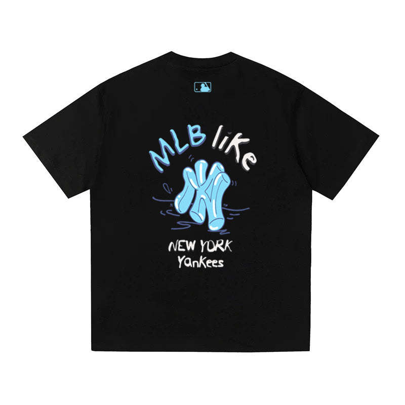 MLB Kaos Logo Seri Huruf, Unisex '"COD '" M-223 Ada 3 Pilihan Warna