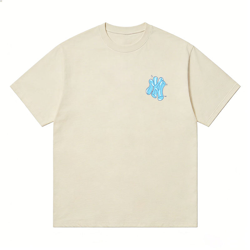 MLB Kaos Logo Seri Huruf, Unisex  M-223 Ada 3 Pilihan Warna