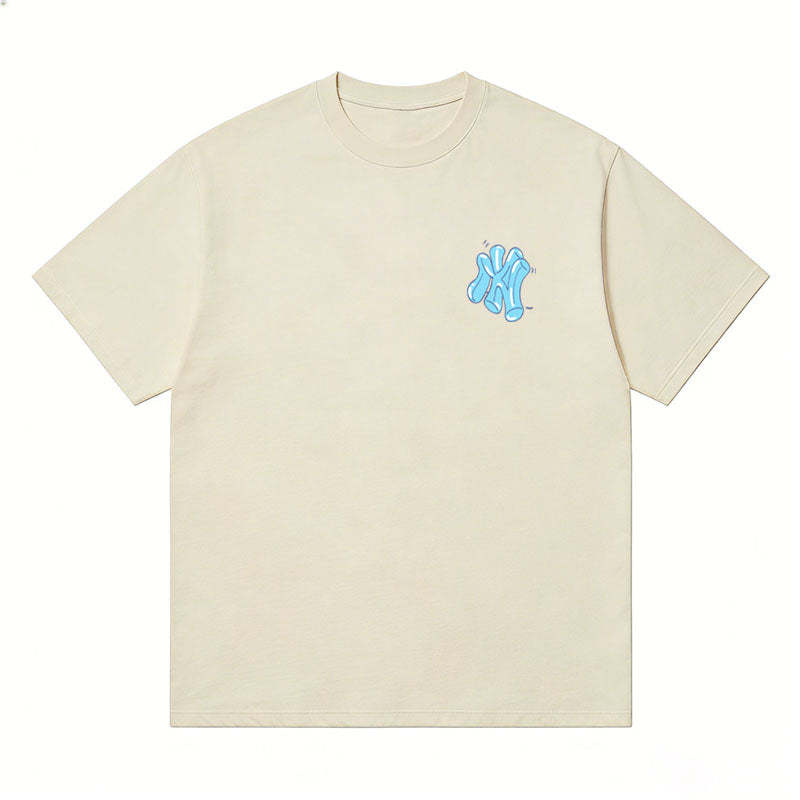 MLB Kaos Logo Seri Huruf, Unisex  M-223 Ada 3 Pilihan Warna