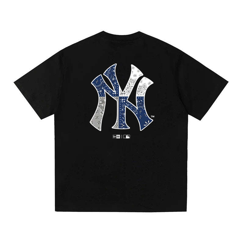 MLB Kaos Logo Seri Huruf, Unisex '"COD '" M-220 Ada 3 Pilihan Warna